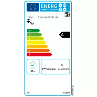   VAILLANT atmoMag mini HU 114/1 Z H ERP átfolyós őrlángos kéményes gázbojler, 11 liter / perc