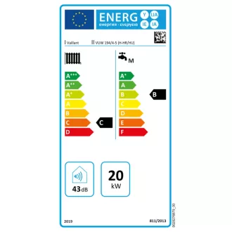   VAILLANT atmoTEC plus VUW 194/4-5 (H-HR/HU) fali kéményes kombi gázkazán