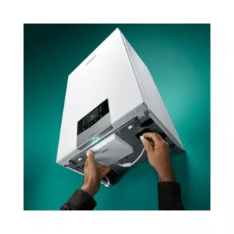 Vaillant ecoTEC Plus fali kondenzációs gázkazán fehér előlappal, digitális kezelőfelülettel