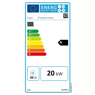Vaillant ecoTEC Plus fali kondenzációs gázkazán fehér előlappal, digitális kezelőfelülettel