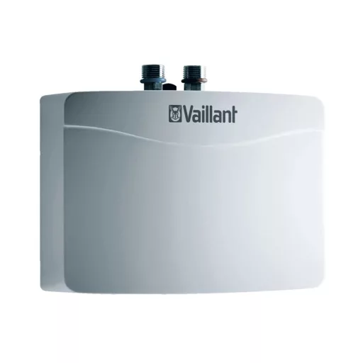 Vaillant miniVED H 4/3 N fehér átfolyós elektromos vízmelegítő felső vízcsatlakozókkal