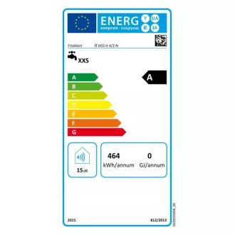   VAILLANT miniVED H 4/3 N ERP nyitott rendszerű átfolyós elektromos vízmelegítő, 4.4 kW
