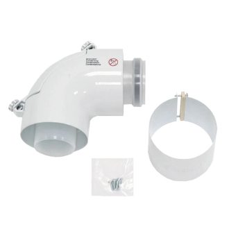   Saunier Duval koncentrikus ellenőrző könyök 90° idom PPs/alu 60/100 mm