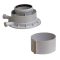 Saunier Duval koncentrikus indító idom PPs/alu 80/125 mm (Semia, Thema, Isotwin Condens)