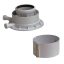 Saunier Duval koncentrikus indító idom PPs/alu 80/125 mm (Semia, Thema, Isotwin Condens)
