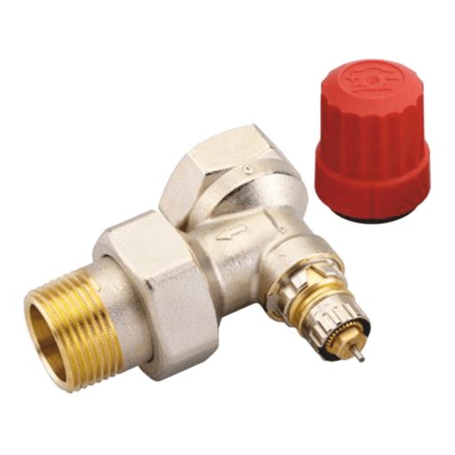 X DANFOSS RA-N 25 termosztatikus radiátorszelep, sarok,1",előbeállítással, kvs=1.4