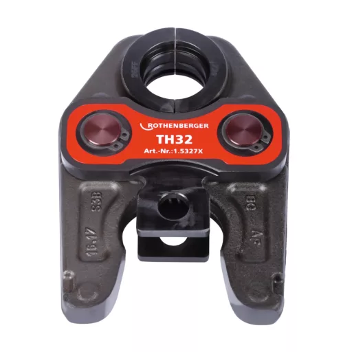 Rothenberger TH32 préspofa 32mm, piros jelöléssel és TH profillal, felülnézet