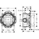 HANSGROHE iBox Universal alaptest falsík alatti szereléshez