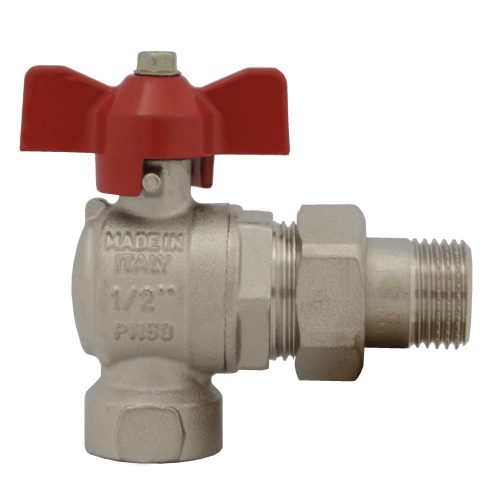 X TECNOVIELLE sarok golyóscsap 1" KB