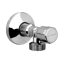 SCHELL Comfort sarokszelep, mosógéptöltő, króm, 1/2" x 3/4"