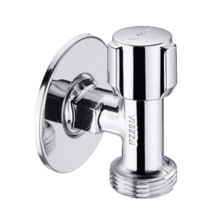 SCHELL Comfort helytakarékos sarokszelep, mosógéptöltő, króm, 1/2" x 3/4"