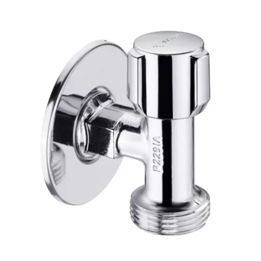 SCHELL Comfort helytakarékos sarokszelep, mosógéptöltő, króm, 1/2" x 3/4"