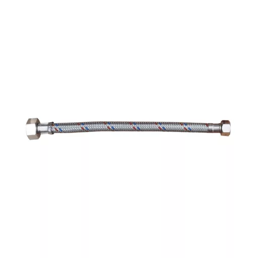 Flexibilis cső vízre 60 cm, 1/2" x 3/8" BB