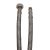 Csaptelep bekötő flexibilis cső vízre 40 cm, M10x18 - 1/2" KB
