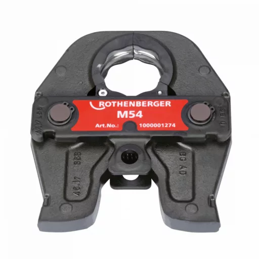 Rothenberger M54 préspofa szemből, piros címkével, 54 mm-es profil, Art.No. 1000001274