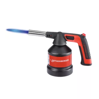 Rothenberger Roflame 4 Piezo forrasztólámpa piros-fekete markolattal és gázpatronnal