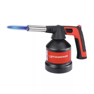 Rothenberger Roflame 4 Piezo forrasztólámpa piros-fekete markolattal és gázpatronnal