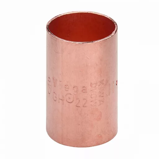 Viega 95270 forrasztható réz karmantyú 22mm, Viega GH 22 gravírozással