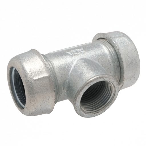 X AGA TK T-idom, acél és PE-csőhöz, 2"B