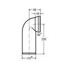 VIEGA 3811 WC-bekötő könyök 90°