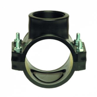UNIDELTA KPE nyeregidom, 10bar, 40mm x 3/4"