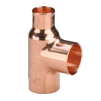   VIEGA 95130 forrasztható réz szűkített T-idom, 18 x 18 x 15mm