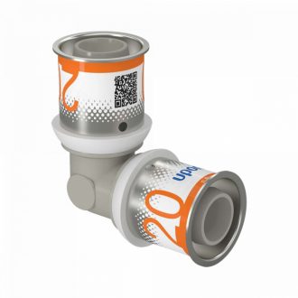   UPONOR S-Press PLUS PPSU műanyag könyök idom ötrétegű csőhöz, 20 mm