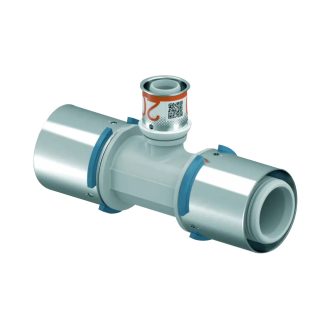   UPONOR S-Press PLUS PPSU műanyag szűkített T-idom ötrétegű csőhöz, 40x20x40 mm