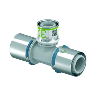   UPONOR S-Press PLUS PPSU műanyag szűkített T-idom ötrétegű csőhöz, 40x32x40 mm