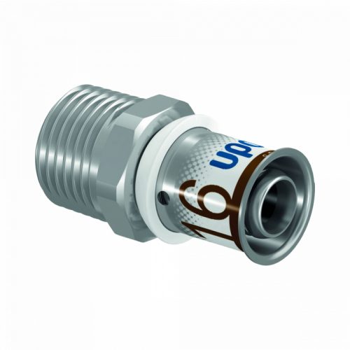 UPONOR S-Press PLUS menetes átmeneti idom ötrétegű csőhöz, 16 mm x 3/8" K