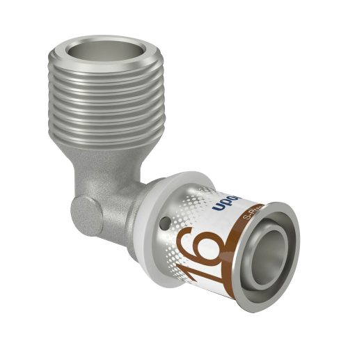 UPONOR S-Press PLUS menetes könyök idom ötrétegű csőhöz, 16 mm x 3/8" K