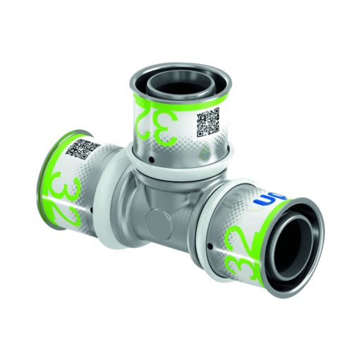 UPONOR S-Press PLUS egál T-idom ötrétegű csőhöz, 32 mm