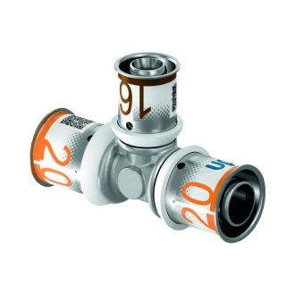   UPONOR S-Press PLUS szűkített T-idom ötrétegű csőhöz, 20x16x20 mm