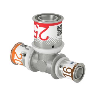   UPONOR S-Press PLUS szűkített T-idom ötrétegű csőhöz, 20-25-16 mm
