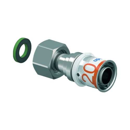 UPONOR S-Press PLUS félhollander ötrétegű csőhöz, 20 mm x 1/2" B