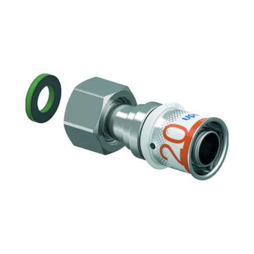 UPONOR S-Press PLUS félhollander ötrétegű csőhöz, 20 mm x 1/2" B