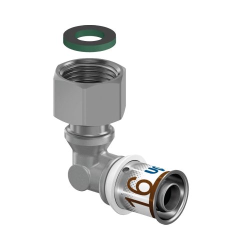 UPONOR S-Press PLUS könyök félhollander, 16 mm x 3/8" B