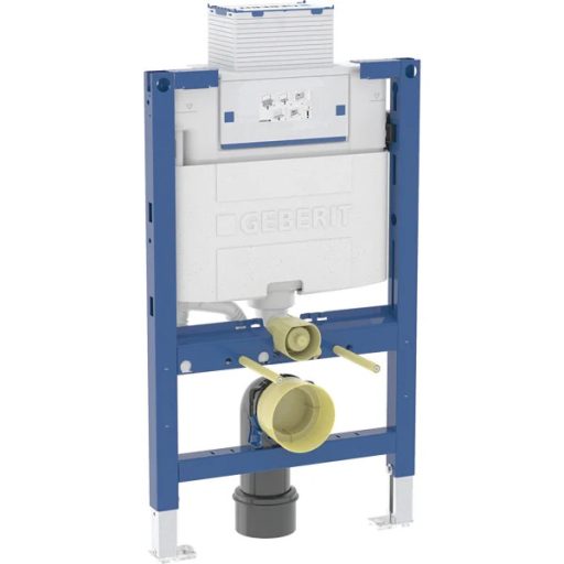 Geberit Duofix fali WC-szerelőelem, Omega 12 cm-es falsík alatti öblítőtartállyal, 82cm