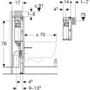 geberit-duofix-fali-wc-szereloelem-omega-82cm-111003002-meretrajz-oldalrol