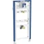 Geberit Duofix univerzális vizelde szerelőelem kék állványvázzal, 112-130 cm magasság