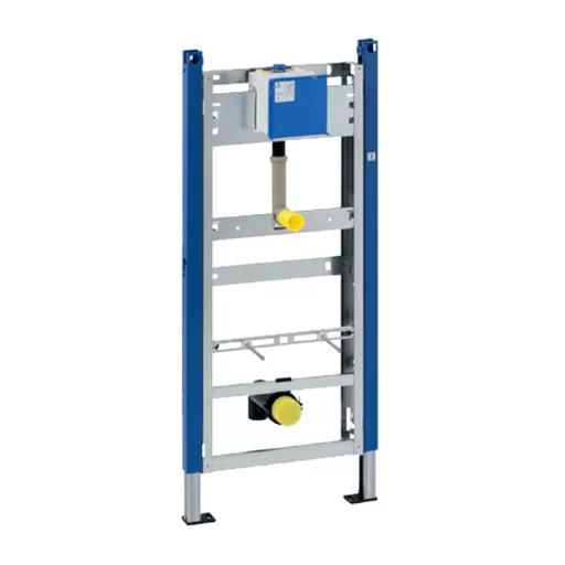 Geberit Duofix Basic univerzális vizelde szerelőelem kék önhordó fémvázzal, 130 cm