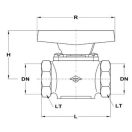 MOFÉM AHA golyóscsap 1/2" BB