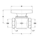 MOFÉM AHA golyóscsap 3/4" BB