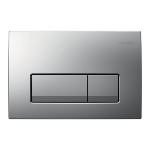 X GEBERIT Delta 51 nyomólap Basic WC tartályhoz, matt króm