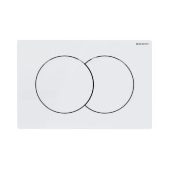  GEBERIT Delta 01 nyomólap Basic WC tartályhoz, alpin fehér