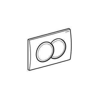   GEBERIT Delta 01 nyomólap Basic WC tartályhoz, alpin fehér