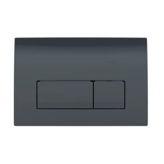   GEBERIT Delta 50 fényes fekete nyomólap Basic WC tartályhoz