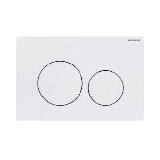  GEBERIT Delta 20 nyomólap Basic WC tartályhoz, alpin fehér