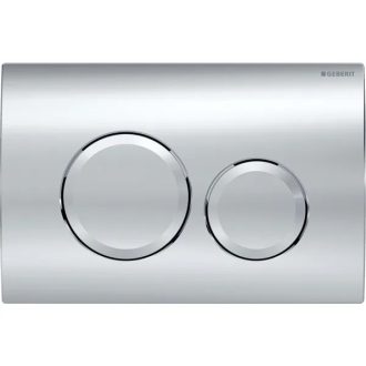   GEBERIT Delta 20 fényes króm nyomólap Basic WC tartályhoz
