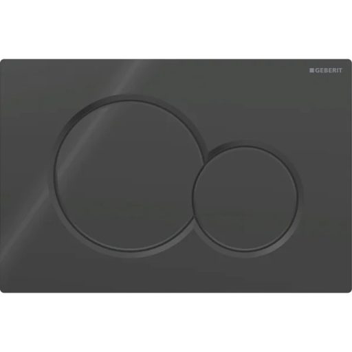 GEBERIT Sigma 01 nyomólap WC tartályhoz, fekete 